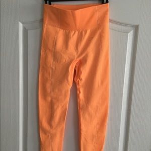 Gymshark ultra seamless leggings orange